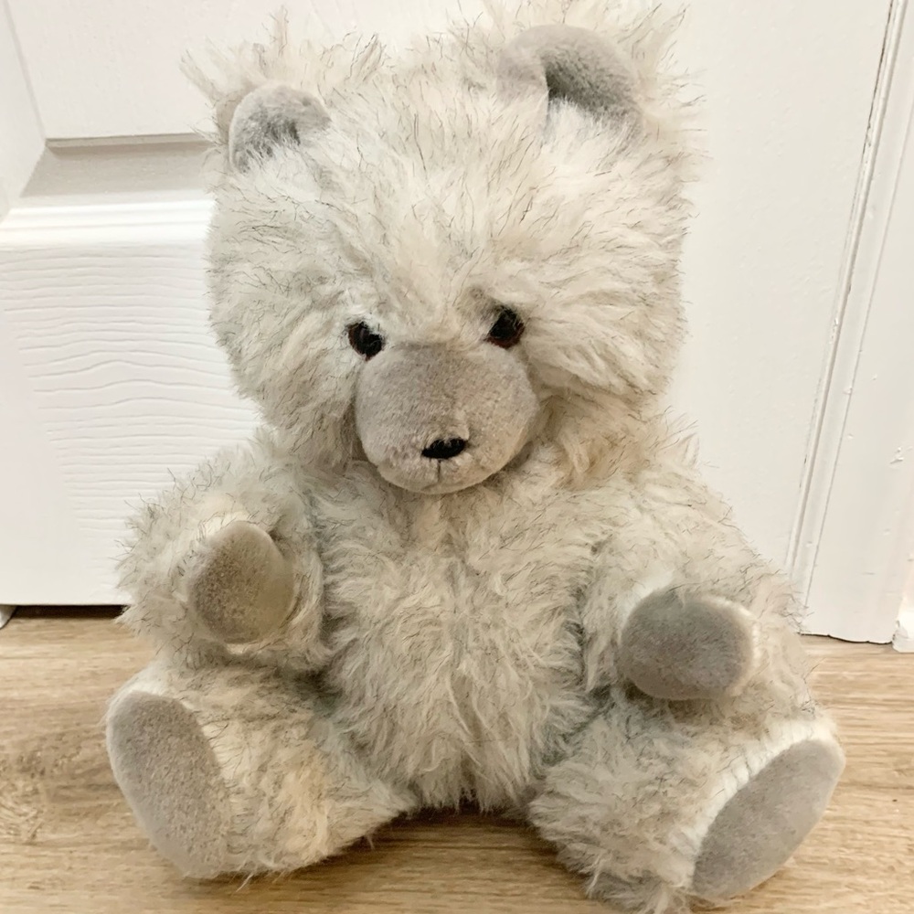 Vintage German Raby Rauenstein Laughing Growler Jointed Teddy Bear Plush